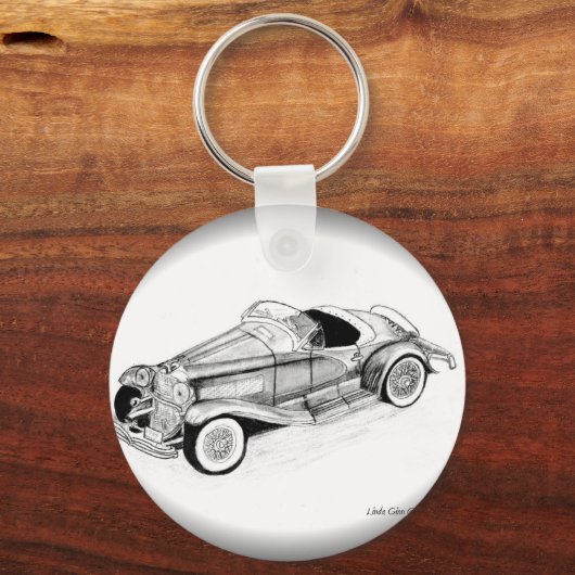 1935 Duesenberg SSJ Roadster Schlüsselanhänger (Vorderseite)