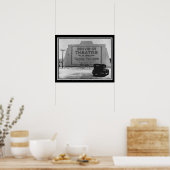 1935 Erster Drive-In Theater B&W Print Poster (Küche)