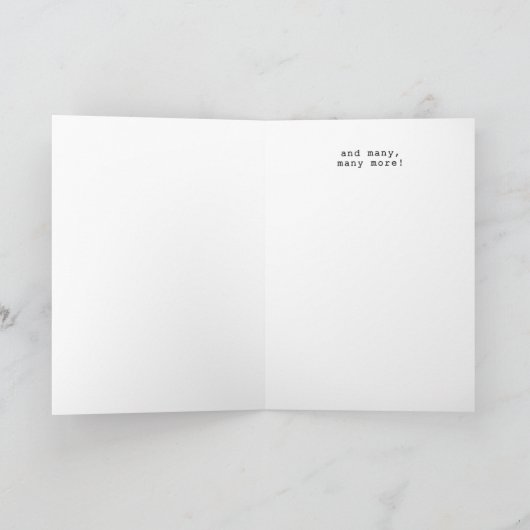 1935 Geburtstagskarte druckbar Dankeskarte (Innenseite)