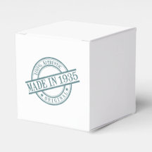 1935 in Circular Briefmarke Style Logo-Party