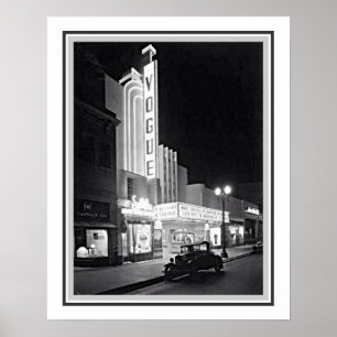 1935 LA Vogue Theater Poster