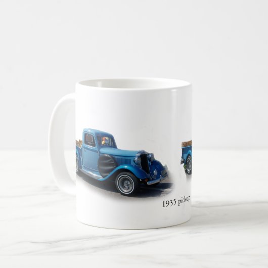 1935 Lieferwagen LKW-Tasse Kaffeetasse (Vorderseite Links)