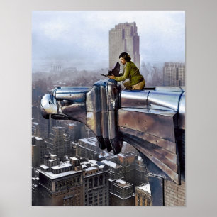 1935 Margaret Bourke New York City Vintage-Foto Poster