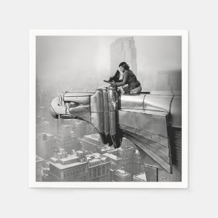 1935 MARGARET BOURKE NEW YORK CITY VINTAGE FOTO SERVIETTE