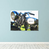 1935 Norton Modell 50 Motorrad Leinwanddruck (Insitu (Holzboden))