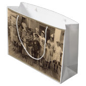 1935 Party für Kinder an Bord Große Geschenktüte (Rückseite Schrägansicht)