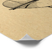 1935 Patent für ein Flugzeug mit fliegendem Kfz-Sc Poster (Ecke)