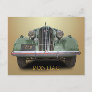 1935 PONTIAC POSTKARTE