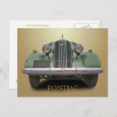 1935 PONTIAC POSTKARTE (Vorne/Hinten)
