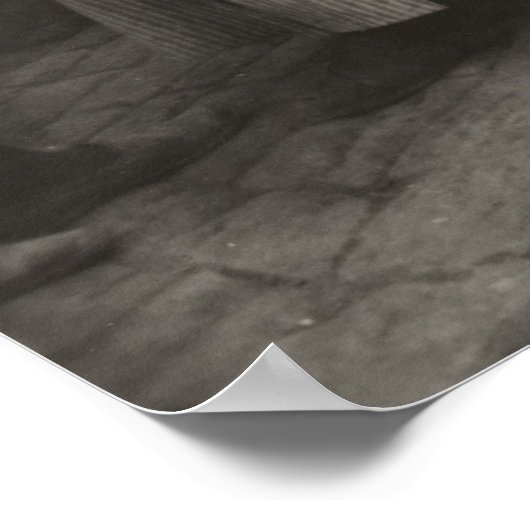 1935 Street in Nazareth, Gemüsemarkt Poster (Ecke)