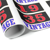 1935 Vintag Geschenkpapier (Rolleneckpunkt)