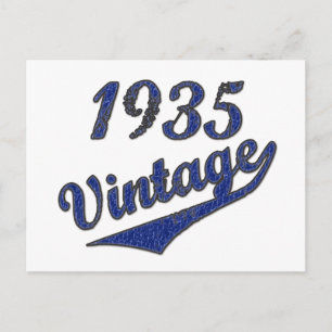 1935 Vintage Postkarte