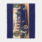 1936 Blau Packard Fleecedecke (Vorderseite)