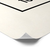 1936 Bugatti 57SC Atlantic Oldtimer Poster (Ecke)