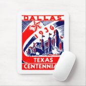1936 Dallas Texas Centennial Mousepad (Mit Mouse)