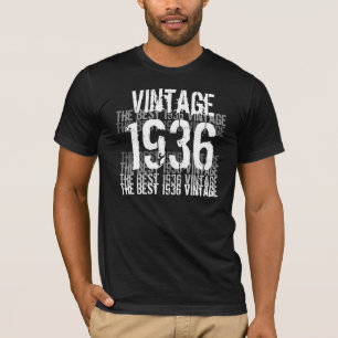 1936 Geburtstag - Das beste Jahr 1936 Vintag T-Shirt