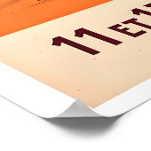 1936 Monaco Grand Prix Vintage Racing Poster (Ecke)