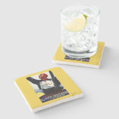 1936 olympisches Winter-Spiel-Anzeige-Plakat Steinuntersetzer (Seitenansicht)