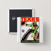 1936 Texas Centennial Button (Vorne & Hinten)