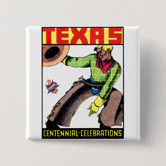 1936 Texas Centennial Button (Vorderseite)