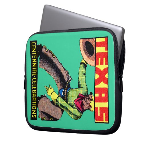 1936 Texas Centennial Laptopschutzhülle (Vorderseite Links)