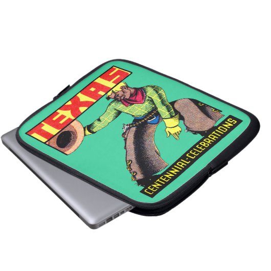 1936 Texas Centennial Laptopschutzhülle (Vorne Knopf)