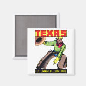 1936 Texas Centennial Magnet (Vorderseite/Rückseite)