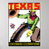 1936 Texas Centennial Poster (Vorne)