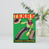 1936 Texas Centennial Postkarte (Stehend Vorderseite)