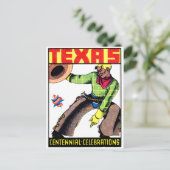 1936 Texas Centennial Postkarte (Stehend Vorderseite)
