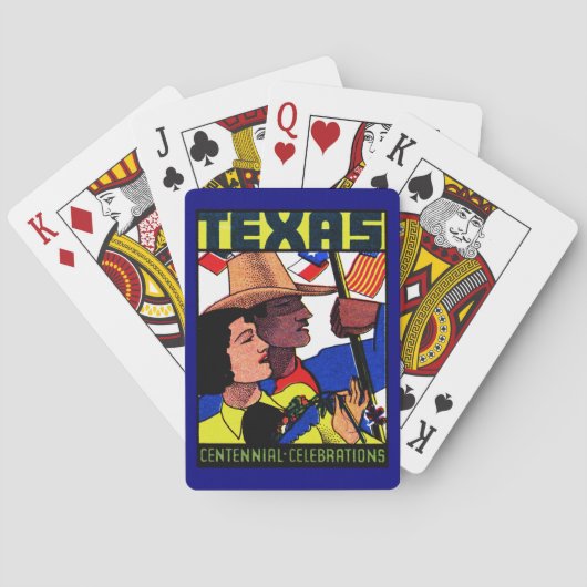 1936 Texas Centennial Spielkarten (Rückseite)