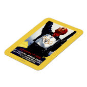 1936 Werbeplakat für Olympische Winterspiele Magnet (Linke Seite)