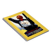 1936 Werbeplakat für Olympische Winterspiele Notizblock (Rechte Seite)