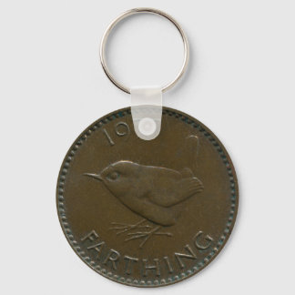 1937 Britischer Farthing-Schlüsselanhänger Schlüsselanhänger