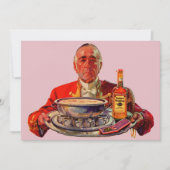 1937 Butler mit Tray und Golden Wedding Whiskey (Vorderseite)