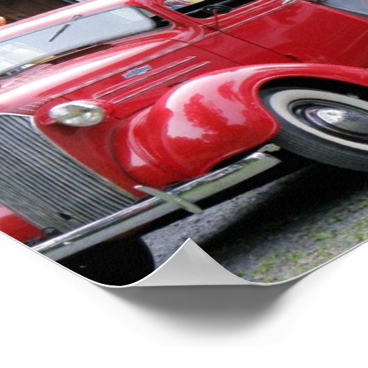 1937 Chevy Lieferwagen Poster (Ecke)