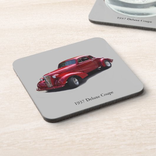 1937 Deluxe Coupe Set mit 6 Untersetzer aus Kunsts (Linke Seite)