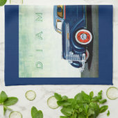 1937 Diamond-T-Blue LKW Handtuch (Gefaltet)