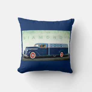1937 Diamond-T-Blue LKW Kissen