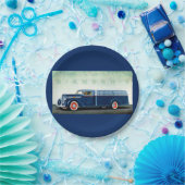 1937 Diamond-T-Blue LKW Pappteller (Party)