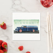 1937 Diamond-T-Blue LKW Serviette (Beispiel)