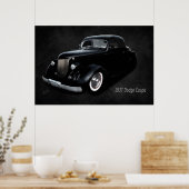 1937 Dodge Coupe Poster (Küche)