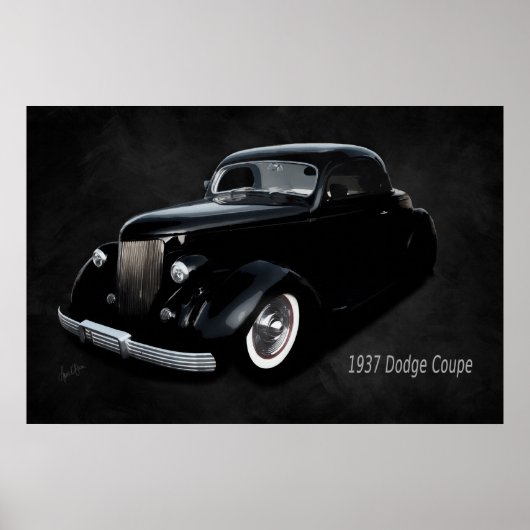 1937 Dodge Coupe Poster (Vorne)