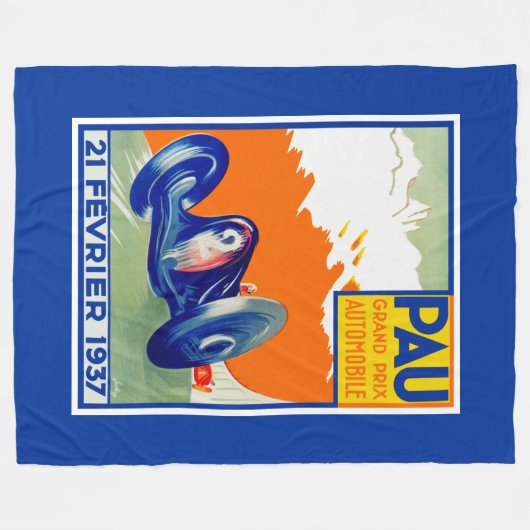 1937 Großer Preis Automobile de Pau Fleecedecke (Vorderseite (Horizontal))