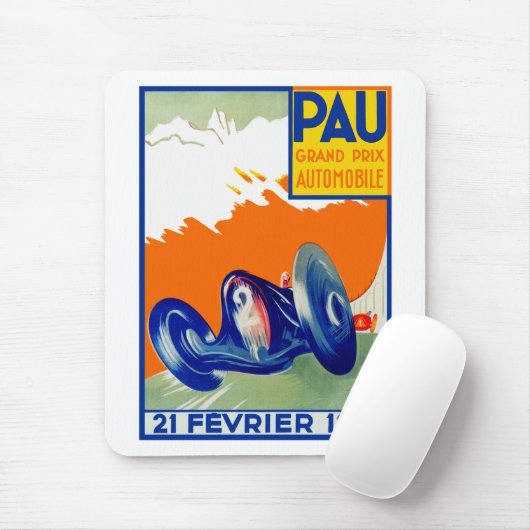 1937 Großer Preis Automobile de Pau Mousepad (Mit Mouse)