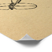 1937 Hubschrauberflugzeug Patentkunst Zeichnend Pr Poster (Ecke)