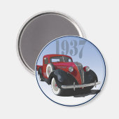 1937 Hudson Terraplane Magnet (Vorderseite/Rückseite)