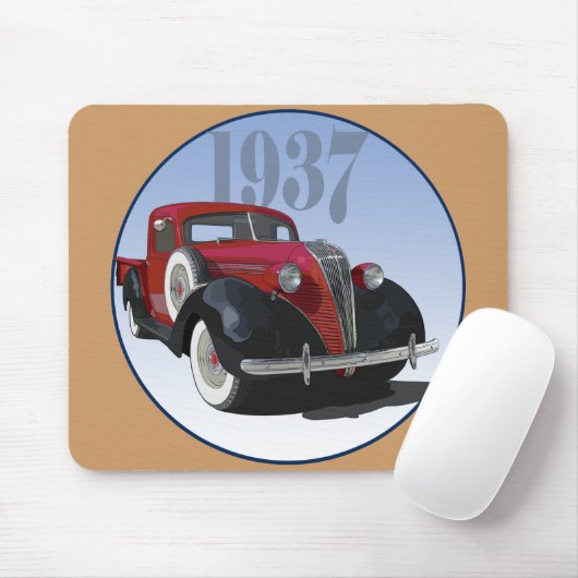 1937 Hudson Terraplane Mousepad (Mit Mouse)