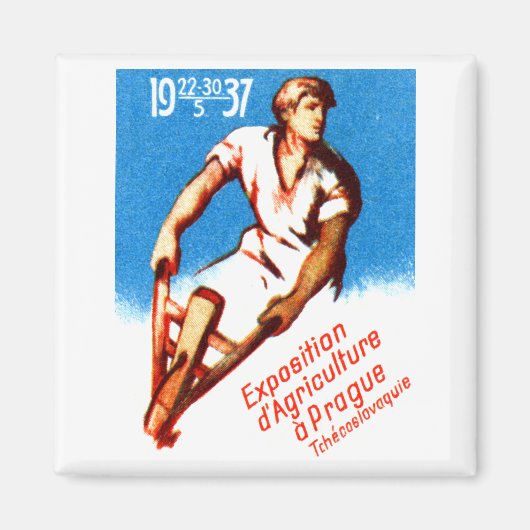 1937 Prag Plakat Magnet (Vorne)