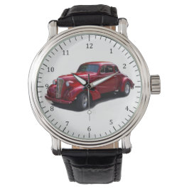 1937 Uhr Red Deluxe Coupe